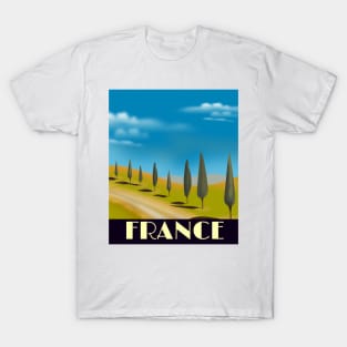 France landscape travel poster T-Shirt